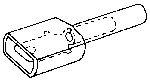 QUICK DISCONNECT 16-14 GA. TERMINALS- PKG/10 .25 MALE DISCONN